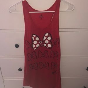Red Disney Minnie Mouse Tank Top